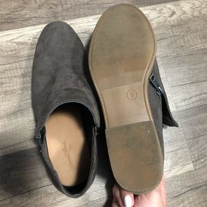Ankle booties, size 9
